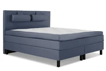 Lucky Kontinentalsäng 150x200Polyeter - Mörkblå - Products - Möbler - Säng - Kontinentalsäng