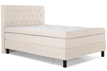 Lucky Sängpaket 140x200 Polyeter Diamant Sänggavel - Beige - Products - Möbler - Säng - Kontinentalsäng