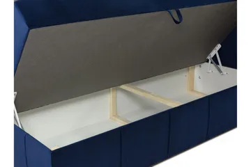 Lyckorna Kontinentalsäng 120x200 cm LED-belysning - Grå - Products - Möbler - Säng - Säng med förvaring