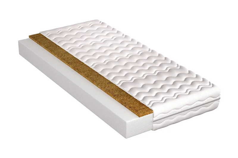 Artino Madrass 140x200x15 Skum, Vit