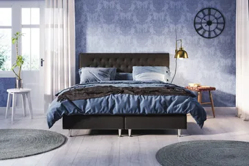 Meja Sängpaket 120x200 - Svart - Products - Möbler - Säng - Kontinentalsäng