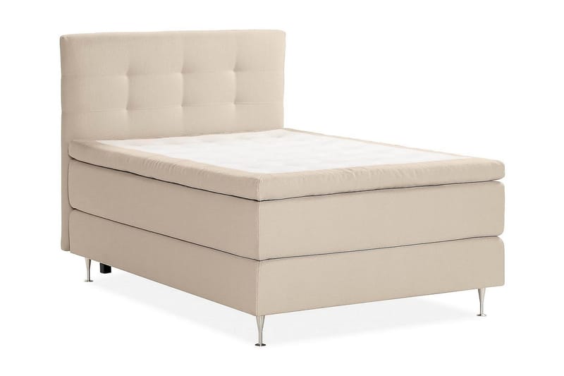Oslo Lyx Kontinentalsäng Boucle 120x200 - Beige - Products - Möbler - Säng - Kontinentalsäng