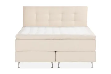 Oslo Lyx Kontinentalsäng Boucle 180x200 - Ljusbeige - Products - Möbler - Säng - Kontinentalsäng