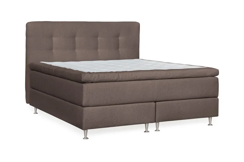 Oslo Lyx Sängpaket 160 knappar loop 8 - Ljusbrun - Products - Möbler - Säng - Kontinentalsäng