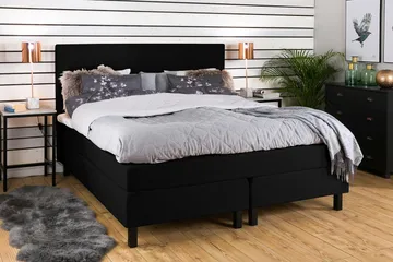 Princess Kontinentalsäng 160x200cm - Svart - Products - Möbler - Säng - Kontinentalsäng