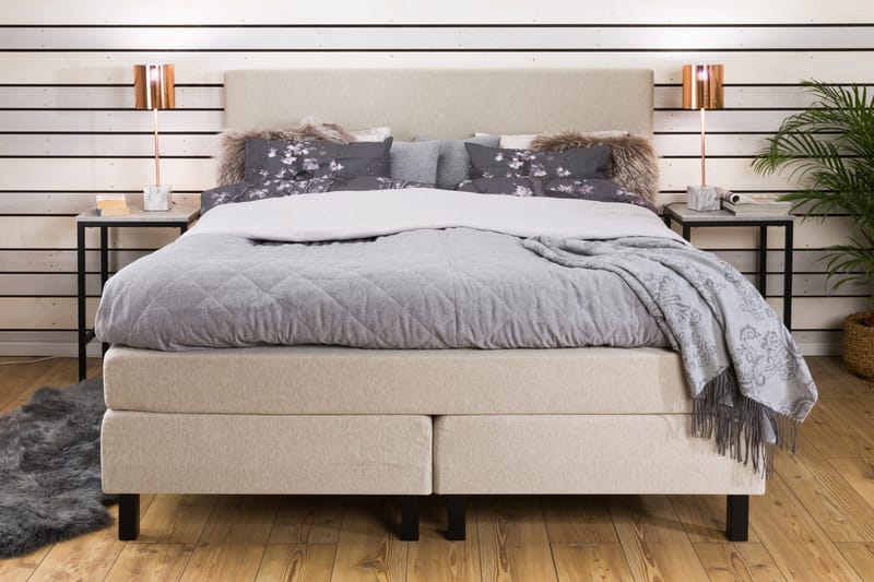 Princess Sängpaket 180x200cm - Beige - Products - Möbler - Säng - Kontinentalsäng