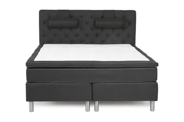 Queen Kontinentalsäng 160x200, Svart