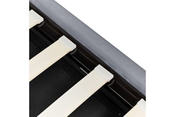 Säng med förvaring Metz - Grå, Silver/Sammet, 90x200 cm - Products - Möbler - Säng - Säng med förvaring