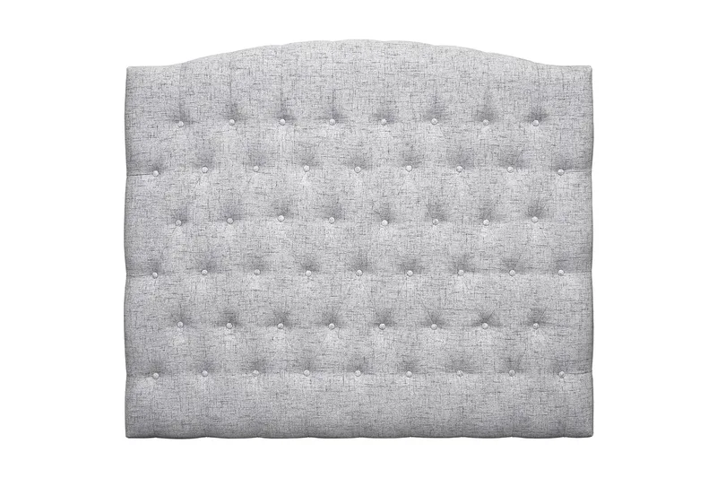 Belda Sänggavel 140 cm Svängd, Ljusgrå