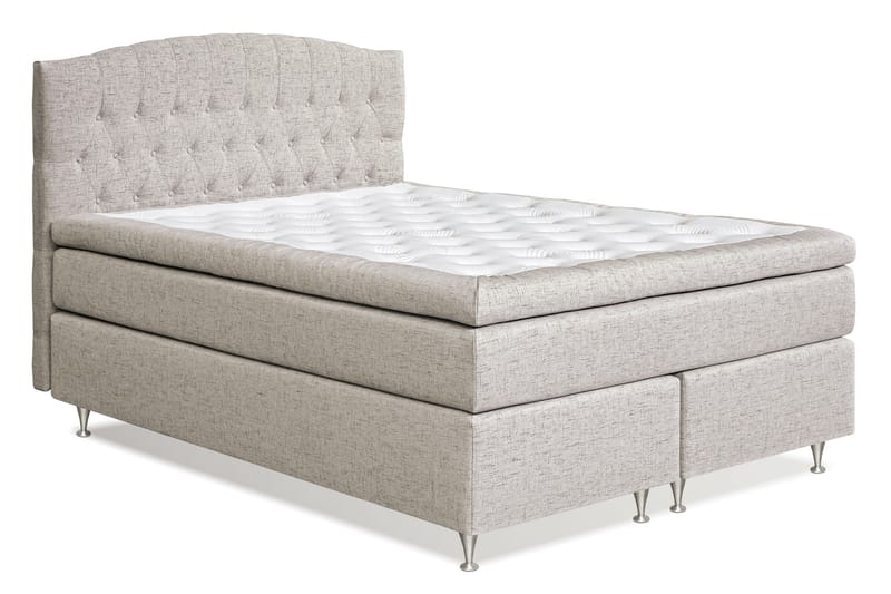Belda Sänggavel 160 cm Svängd - Beige - Products - Möbler - Säng - Sängtillbehör & sänggavel - Sänggavel