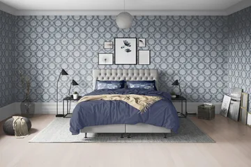 Joluma Sänggavel 140 Knappar - Ljusgrå - Products - Möbler - Säng - Sängtillbehör & sänggavel - Sänggavel