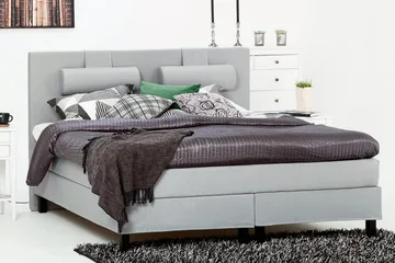 Lucky Sänggavel Slät 150 cm - Mellangrå - Products - Möbler - Säng - Sängtillbehör & sänggavel - Sänggavel