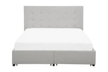 Sandrick Dubbelsäng med Förvaring 140x200 - Grå - Products - Möbler - Säng - Säng med förvaring