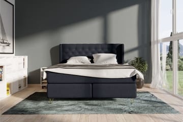 Select No 3 Komplett Sängpaket 120x200 Fast - Blå/Metall - Products - Möbler - Säng - Enkelsäng