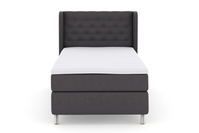 Select No 3 Komplett Sängpaket 120x200 Fast - Mörkgrå/Metall - Products - Möbler - Säng - Enkelsäng