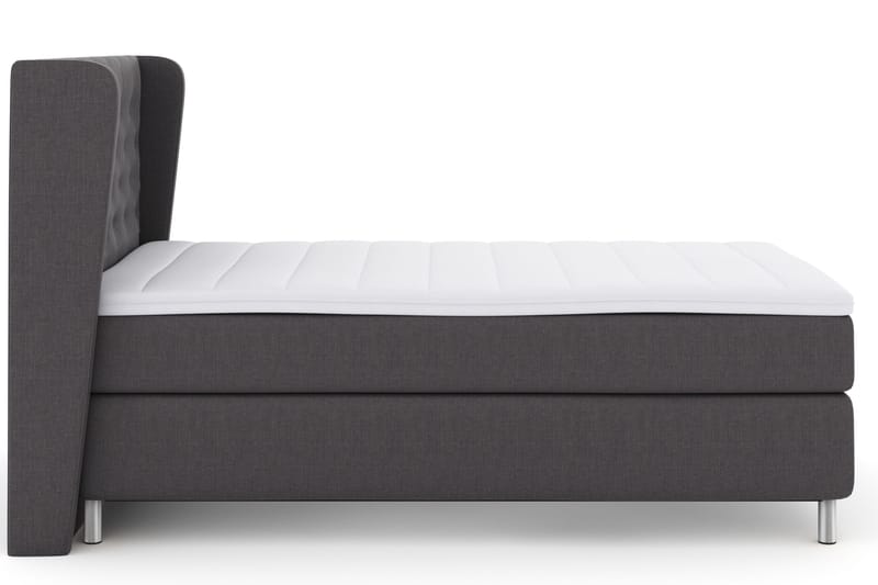 Select No 3 Komplett Sängpaket 120x200 Fast - Mörkgrå/Metall - Products - Möbler - Säng - Enkelsäng