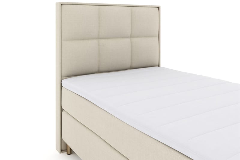 Select No 3 Komplett Sängpaket 120x200 Medium - Beige/Koppar - Products - Möbler - Säng - Enkelsäng