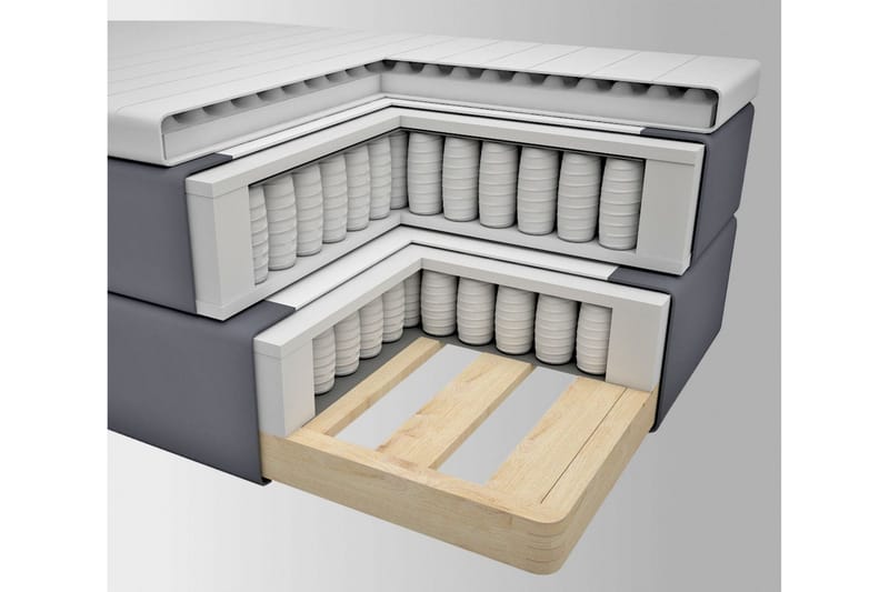Select No 3 Komplett Sängpaket 120x200 Medium - Beige/Koppar - Products - Möbler - Säng - Enkelsäng