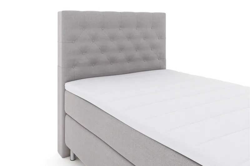 Select No 3 Komplett Sängpaket 120x200 Medium - Ljusgrå/Metall - Products - Möbler - Säng - Enkelsäng