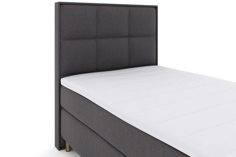 Select No 3 Komplett Sängpaket 120x200 Medium - Mörkgrå/Koppar - Products - Möbler - Säng - Enkelsäng
