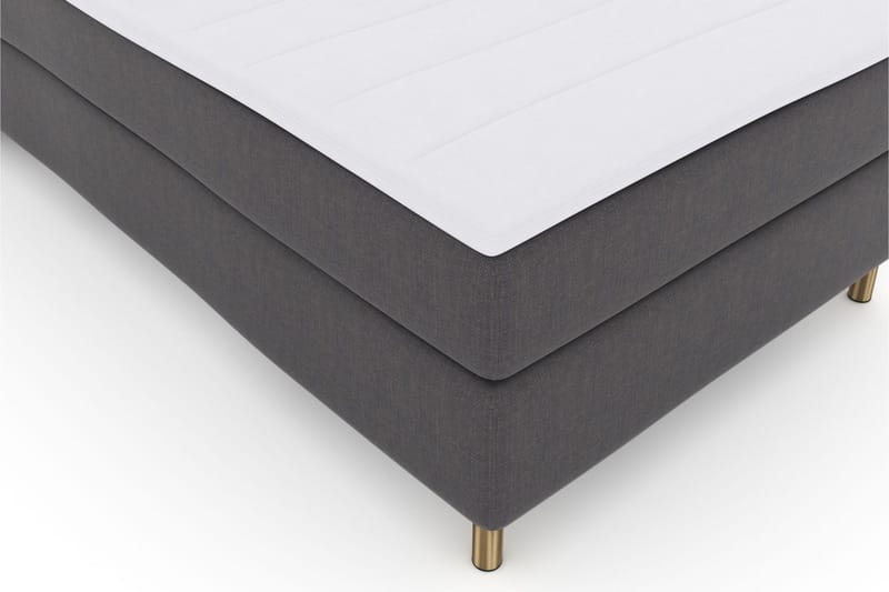 Select No 3 Komplett Sängpaket 120x200 Medium - Mörkgrå/Koppar - Products - Möbler - Säng - Enkelsäng
