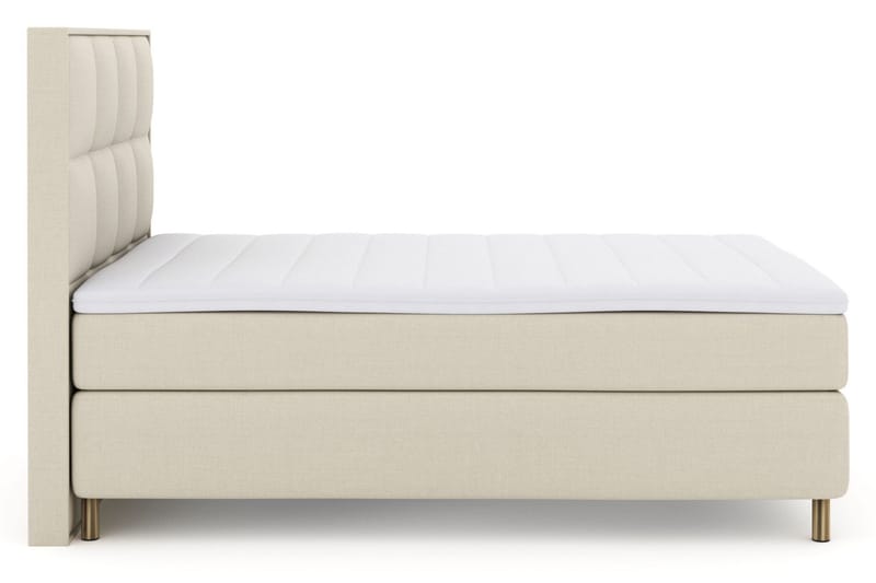 Select No 3 Komplett Sängpaket 140x200 Fast/Medium - Beige/Koppar - Products - Möbler - Säng - Kontinentalsäng