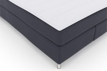 Select No 3 Komplett Sängpaket 160x200 Fast - Blå/Metall - Products - Möbler - Säng - Kontinentalsäng