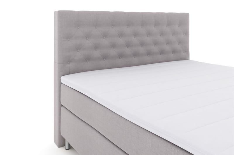 Select No 3 Komplett Sängpaket 160x200 Fast/Medium - Ljusgrå/Metall - Products - Möbler - Säng - Kontinentalsäng