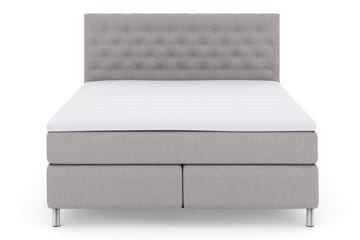 Select No 3 Komplett Sängpaket 160x200 Fast/Medium - Ljusgrå/Metall - Products - Möbler - Säng - Kontinentalsäng
