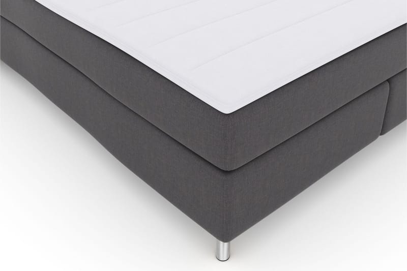 Select No 3 Komplett Sängpaket 160x200 Fast/Medium - Mörkgrå/Metall - Products - Möbler - Säng - Kontinentalsäng
