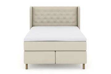 Select No 3 Komplett Sängpaket 160x200 Medium - Beige/Koppar - Products - Möbler - Säng - Kontinentalsäng