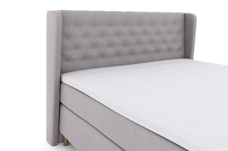Select No 3 Komplett Sängpaket 160x200 Medium - Ljusgrå/Koppar - Products - Möbler - Säng - Kontinentalsäng