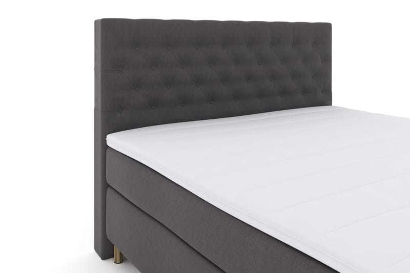 Select No 3 Komplett Sängpaket 180x200 Fast - Mörkgrå/Koppar - Products - Möbler - Säng - Kontinentalsäng
