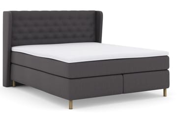 Select No 3 Komplett Sängpaket 180x200 Fast - Mörkgrå/Koppar - Products - Möbler - Säng - Kontinentalsäng