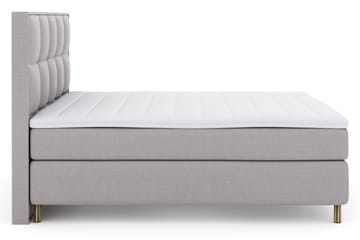 Select No 3 Komplett Sängpaket 180x200 Fast/Medium - Ljusgrå/Koppar - Products - Möbler - Säng - Kontinentalsäng