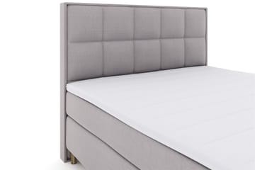 Select No 3 Komplett Sängpaket 180x200 Fast/Medium - Ljusgrå/Koppar - Products - Möbler - Säng - Kontinentalsäng