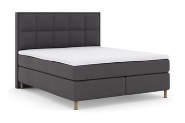 Select No 3 Komplett Sängpaket 180x200 Fast/Medium - Mörkgrå/Koppar - Products - Möbler - Säng - Kontinentalsäng