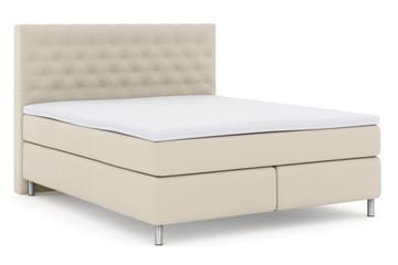 Select No 3 Komplett Sängpaket 180x200 Medium - Beige/Metall - Products - Möbler - Säng - Kontinentalsäng