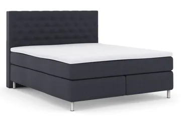 Select No 3 Komplett Sängpaket 180x200 Medium - Blå/Metall - Products - Möbler - Säng - Kontinentalsäng