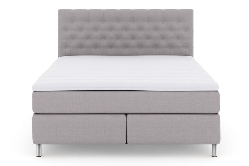 Select No 3 Komplett Sängpaket 180x200 Medium - Ljusgrå/Metall - Products - Möbler - Säng - Kontinentalsäng