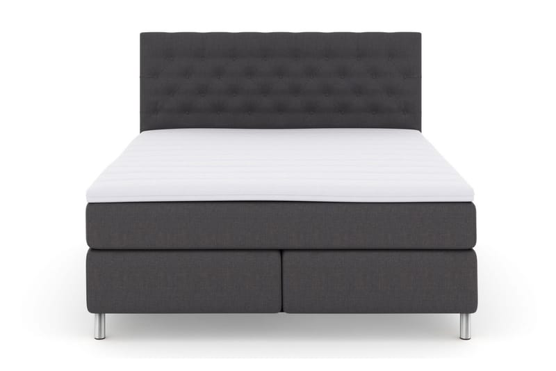 Select No 3 Komplett Sängpaket 180x200 Medium - Mörkgrå/Metall - Products - Möbler - Säng - Kontinentalsäng