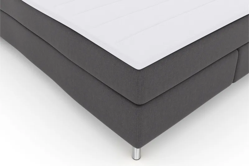 Select No 3 Komplett Sängpaket 180x200 Medium - Mörkgrå/Metall - Products - Möbler - Säng - Kontinentalsäng