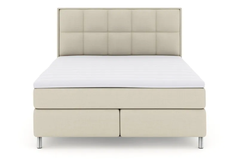 Select No 3 Komplett Sängpaket 210x210 Fast, Beige/Metall