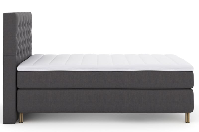 Select No 3 Kontinentalsäng 120x200 Fast - Mörkgrå/Koppar - Products - Möbler - Säng - Enkelsäng