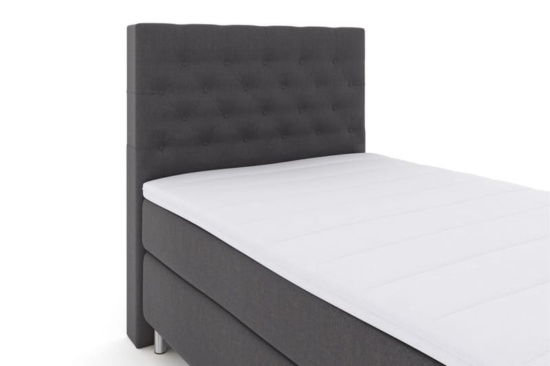 Select No 3 Kontinentalsäng 120x200 Fast - Mörkgrå/Metall - Products - Möbler - Säng - Enkelsäng