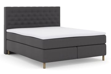 Select No 3 Kontinentalsäng 160x200 Fast/Medium - Mörkgrå/Koppar - Products - Möbler - Säng - Kontinentalsäng