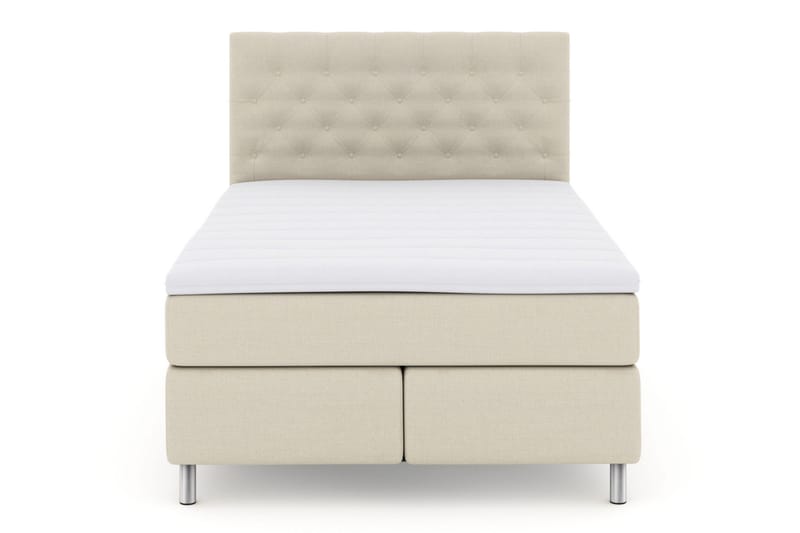 Select No 3 Kontinentalsäng 160x200 Medium, Beige/Metall