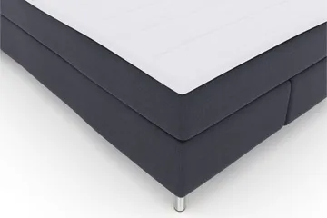 Select No 3 Kontinentalsäng 160x200 Medium - Blå/Metall - Products - Möbler - Säng - Kontinentalsäng