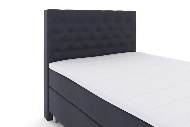 Select No 3 Kontinentalsäng 160x200 Medium - Blå/Metall - Products - Möbler - Säng - Kontinentalsäng