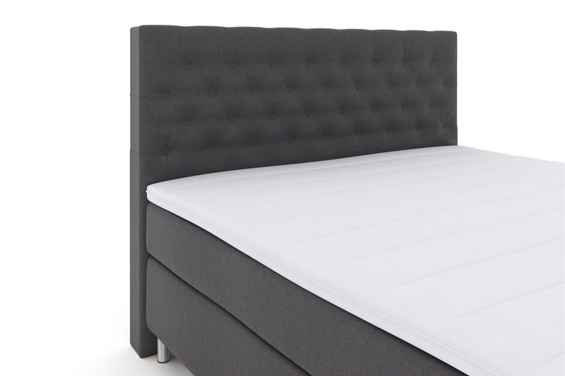 Select No 3 Kontinentalsäng 160x200 Medium - Mörkgrå/Metall - Products - Möbler - Säng - Kontinentalsäng